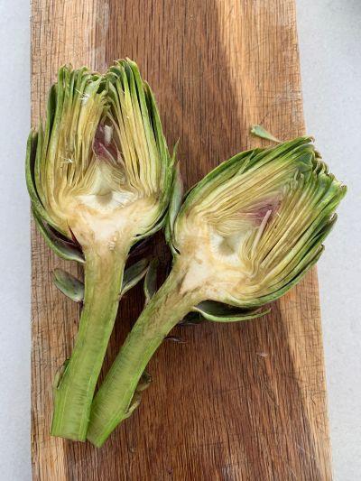 grilled artichokes